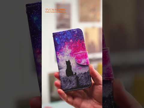 Pattern-Printing Cross Texture PU Leather Case for Samsung Galaxy A73 5G, Folio Flip Leather Wallet Stand Phone Shell with Strap - Daisy