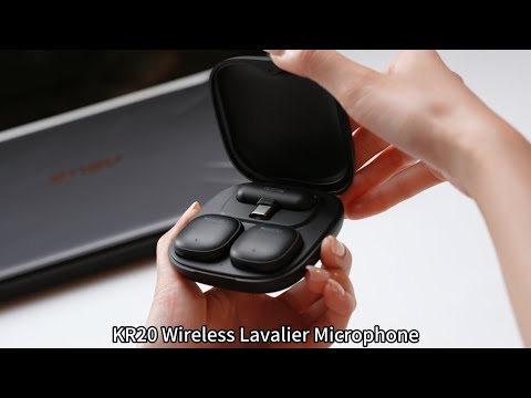 YESIDO KR21 Type C Plug AI Noise Cancelling Lavalier Microphone Low Latency Wireless Lapel  Mic