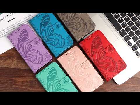 For Samsung Galaxy A18 5G / A17 5G / A17 4G / A26 5G / A16 5G / A16 4G Case Butterfly Pattern Leather Wallet Flip Phone Cover - Blue