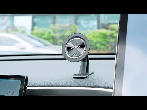 YESIDO C201 Adhesive Bottom Car Mount Phone Bracket Magnetic Holder