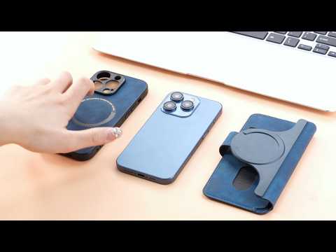 For Samsung Galaxy S23 FE Magnetic Case CASENEO Detachable Leather Phone Wallet Cover - Black