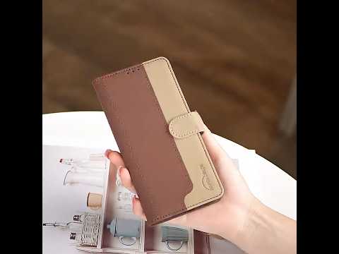 BINFEN COLOR For Samsung Galaxy S25 FE Leather Case  Splicing Color RFID Blocking Wallet Stand Phone Cover - Green