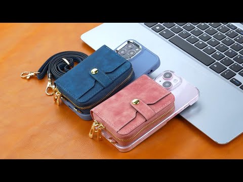 For Google Pixel 10 Pro / 10 / 9 Pro / 9 PU Leather Phone Back Cover with Zipper Card Holder and Long Strap - Purple
