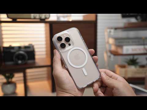 TORRAS Guardian-Mag Series For iPhone 16 Pro Case Compatible with MagSafe TPU Phone Cover - Transparent