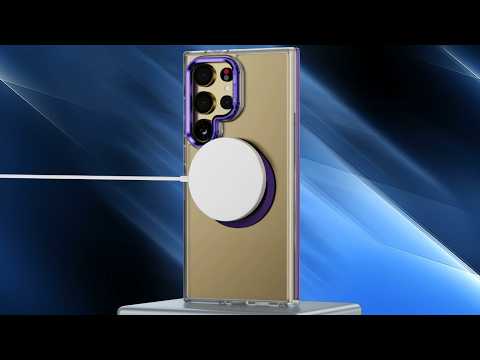 For iPhone 17 Pro Max Case Compatible with MagSafe Metal Lens Frame Kickstand Skin Touch Acrylic TPU Phone Cover - Orange