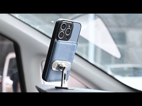 For Samsung Galaxy S25 Edge Case RFID Blocking Carbon Fiber Leather Phone Back Cover with Card Holder - Blue