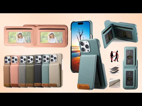For iPhone 18 Pro Max / 17 Pro Max Case RFID Blocking Card Holder Litchi Texture Leather Back Cover - Midnight Green